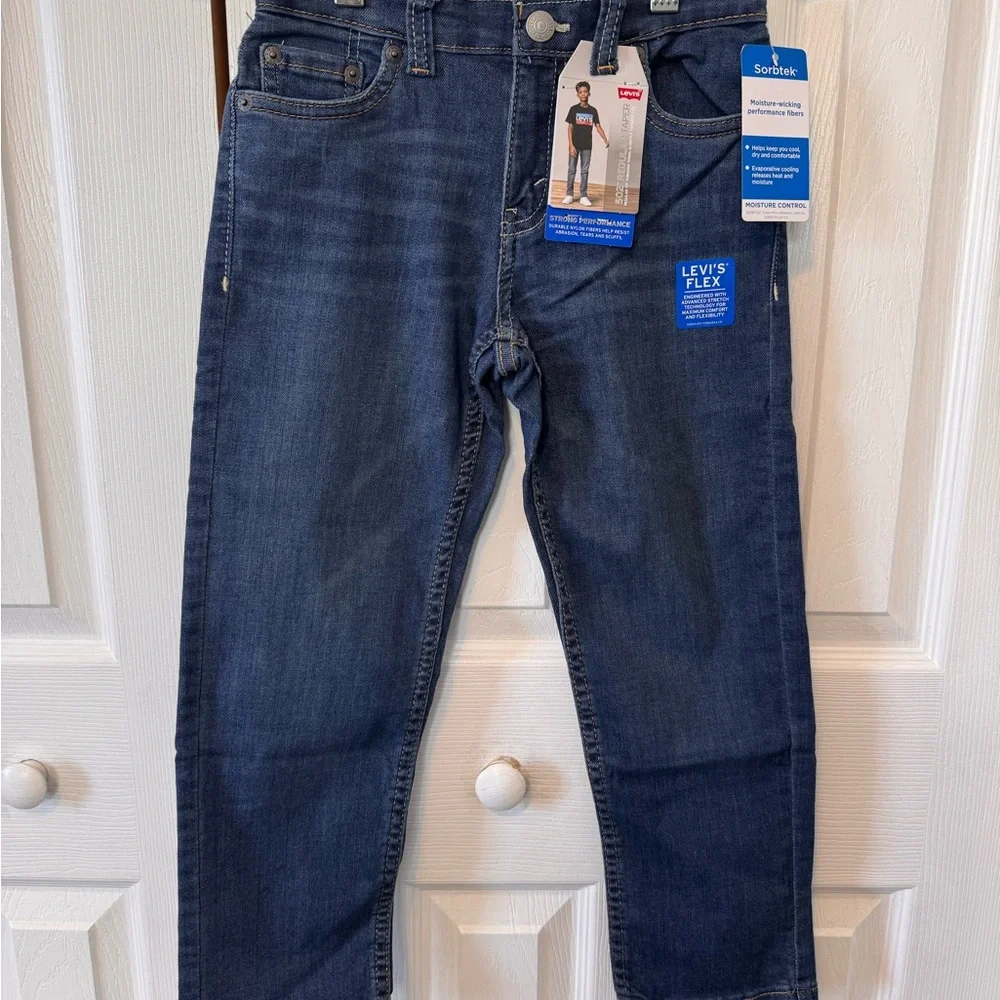 Levi's Kids 502 Flex Strong Performance Blue Jeans NWTS Size 7Regular